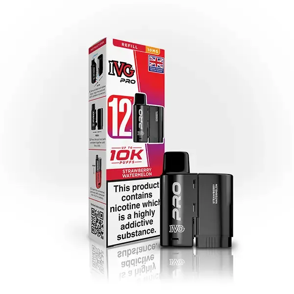 IVG Pro 12 Prefilled Pod - 10mg | Strawberry Watermelon